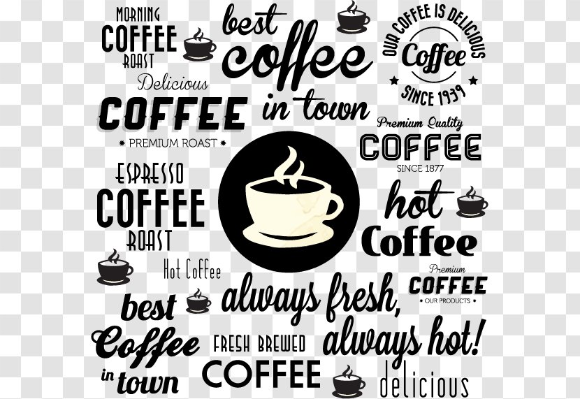 Coffee Kitchen Phonograph Record Wall - Brand - Vector Material Transparent PNG