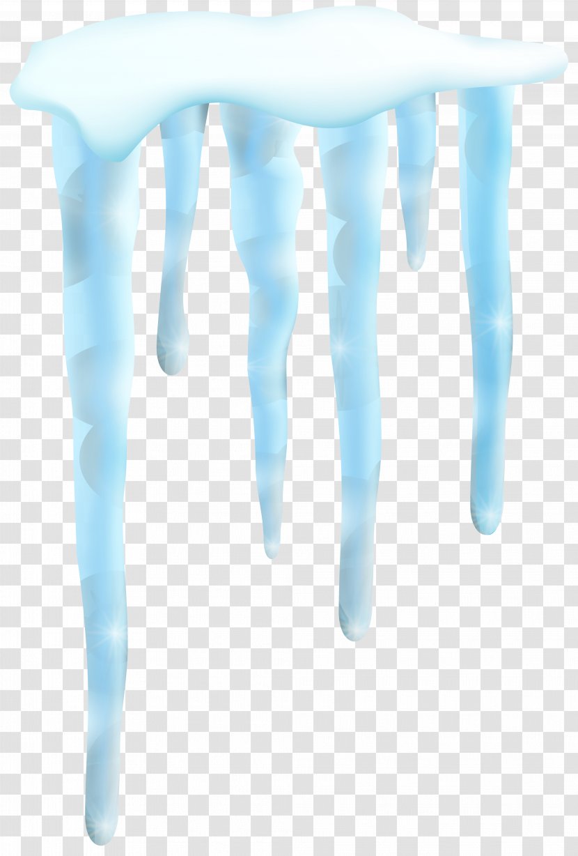 Blue Hand Ice - Cobalt - Icicles Clip Art Image Transparent PNG