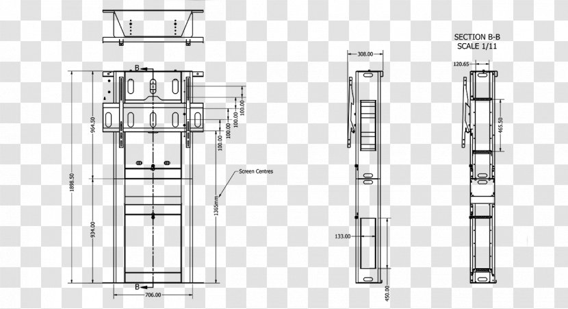 Modern Technical Drawing Diagram Floor Plan - System - Stand Transparent PNG