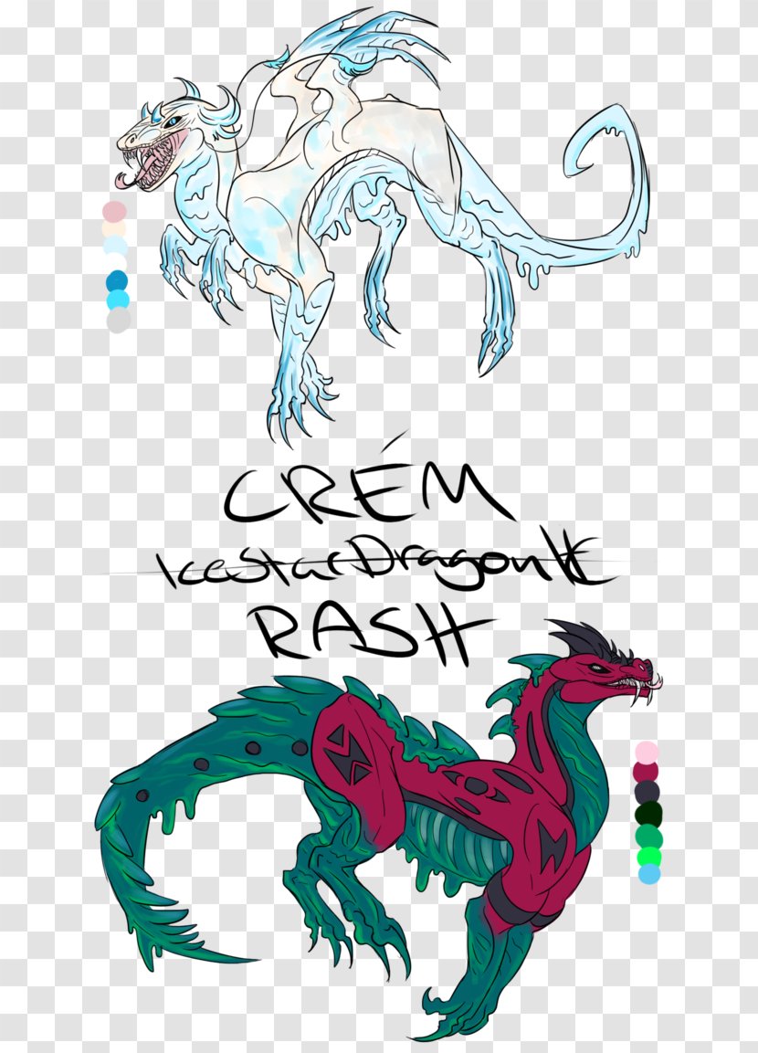 Artist Spacegoo - Dragon - Ice Crem Transparent PNG