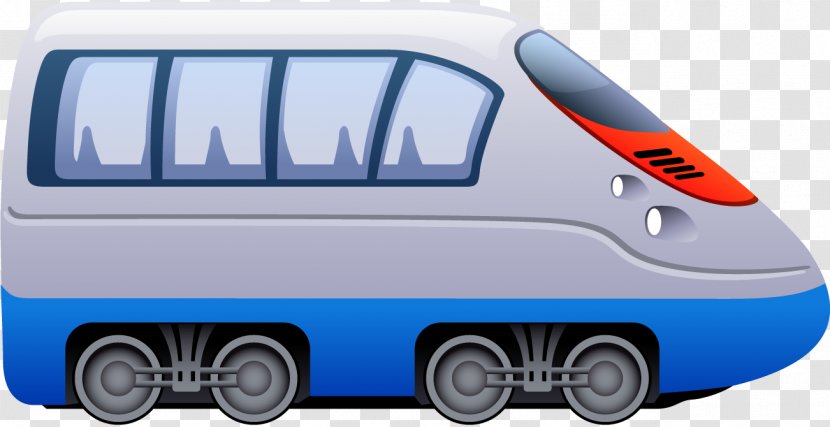 Train Rail Transport Cartoon Power Car Transparent PNG