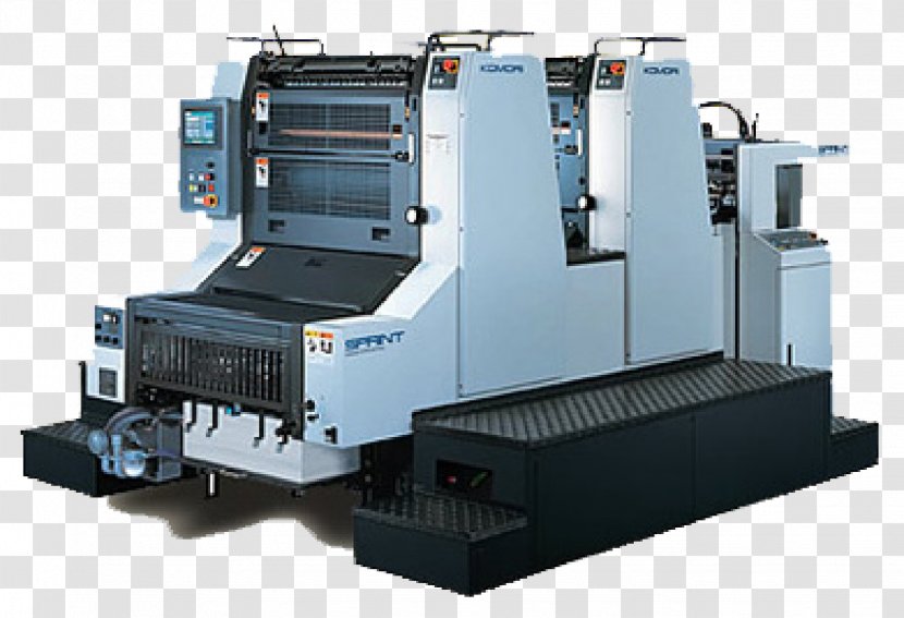 Offset Printing Press Heidelberger Druckmaschinen Machine - Nonwoven Fabric - Man Transparent PNG