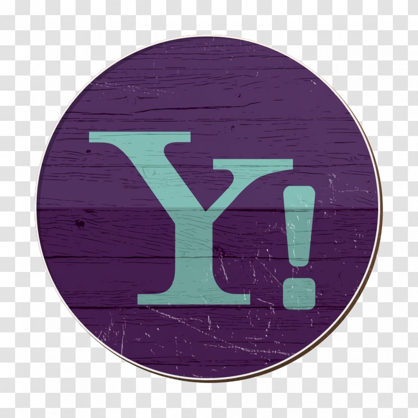 Yahoo Icon - Turquoise - Tableware Plate Transparent PNG