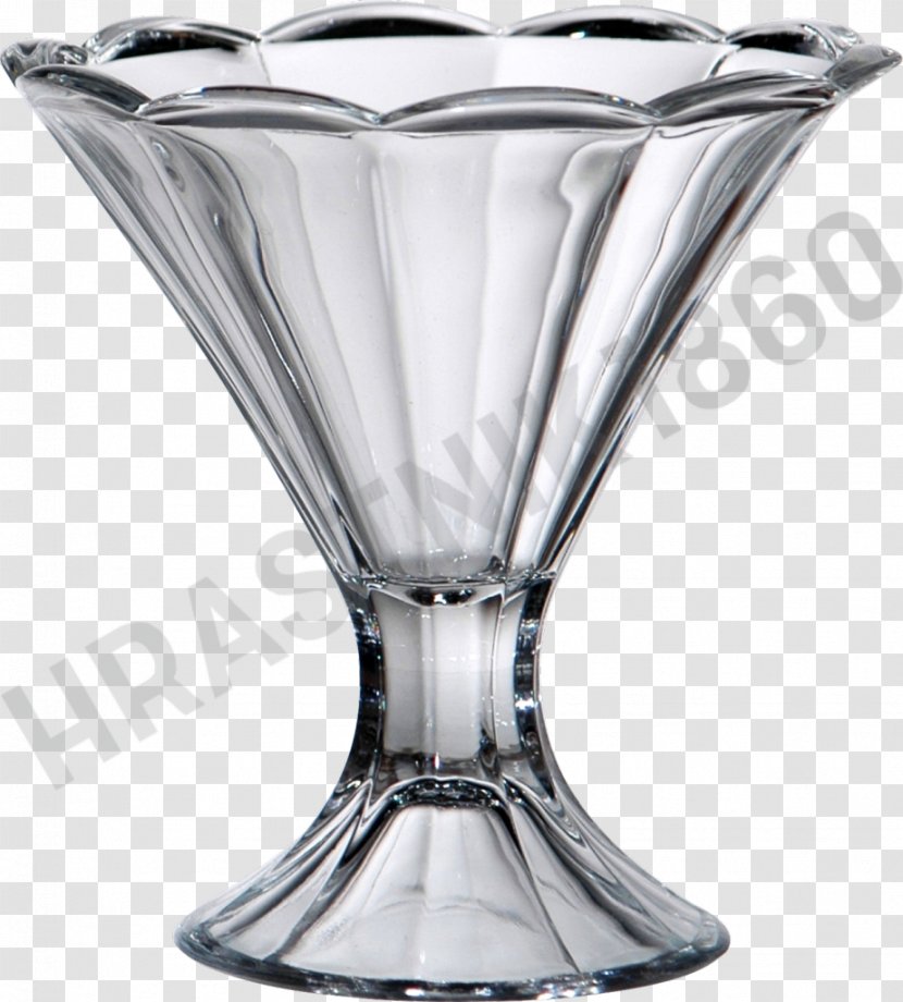 Wine Glass Ice Cream Table-glass Milliliter - Vase Transparent PNG