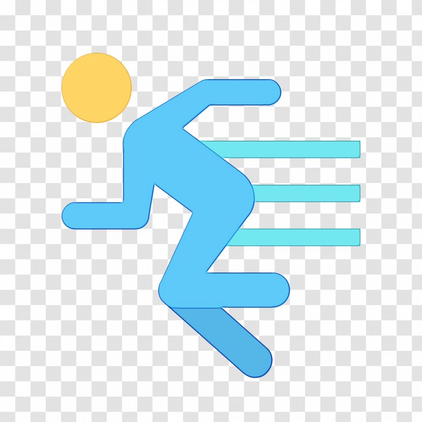 Line Logo Running Font Recreation - Symbol - Jumping Transparent PNG