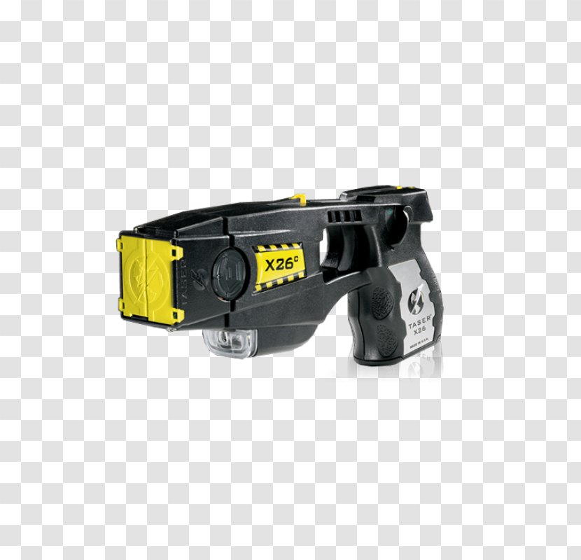 Electroshock Weapon Taser Police Officer Axon Transparent PNG