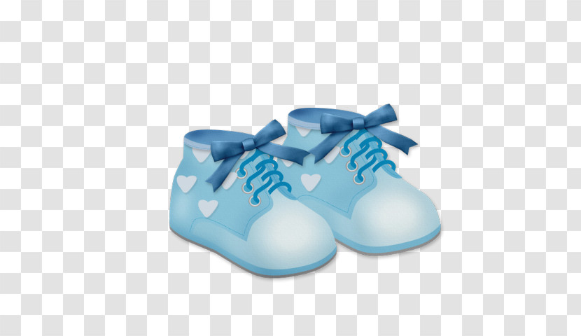 Footwear Blue Aqua Shoe Turquoise Transparent PNG