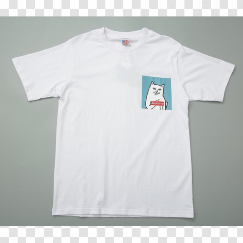 T-shirt Supreme White Clothing - Brand Transparent PNG