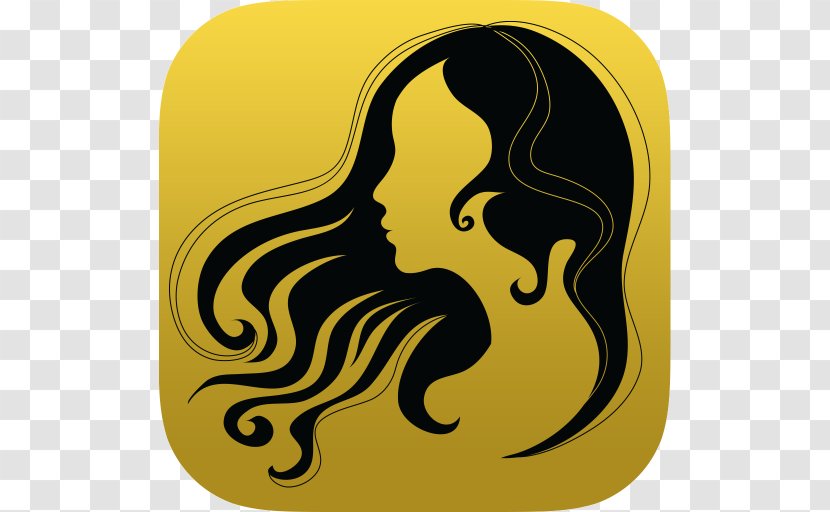 Silhouette Black Hair Portrait - Logo Transparent PNG