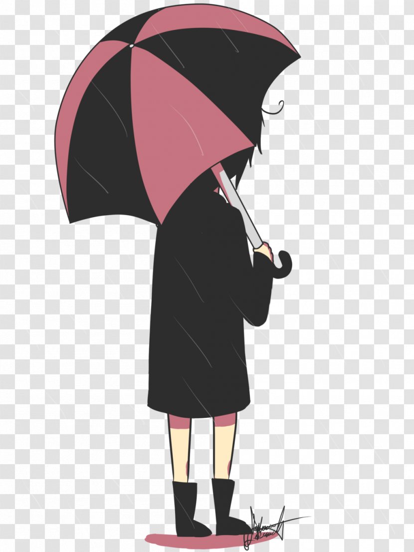 Umbrella Clip Art Illustration Rain GIF - Fictional Character - Attire Transparent PNG