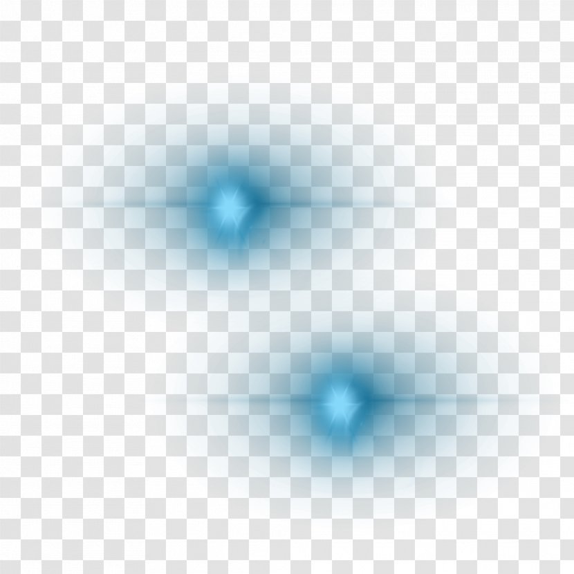 Computer Pattern - Symmetry - Cool Blue Car Lights Transparent PNG