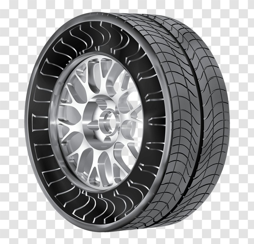 Car Tweel Airless Tire Michelin - Wheel - Repair Transparent PNG
