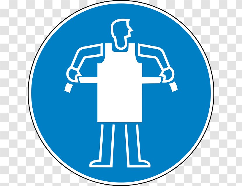Occupational Safety And Health Apron Sign Personal Protective Equipment - Point Transparent PNG