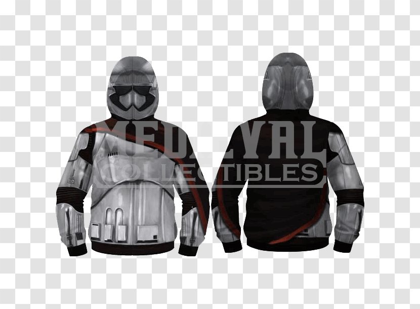 Hoodie Kylo Ren Sweater Clothing Bluza - Brand - Zipper Transparent PNG