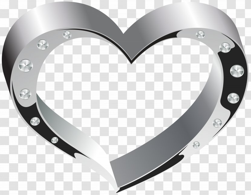 Heart Clip Art - Metal Transparent PNG