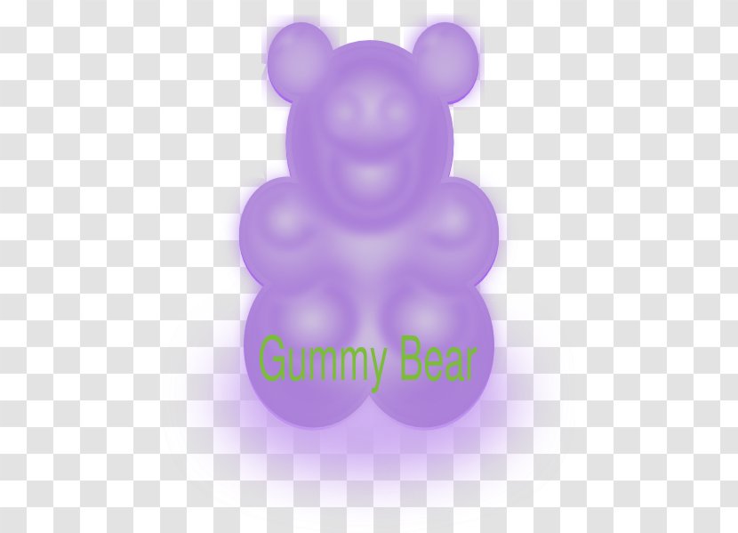 Gummy Bear Gummi Candy Clip Art - Watercolor - Bears Transparent PNG