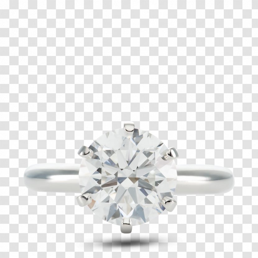 Earring Engagement Ring Solitaire Diamond - Rings Transparent PNG