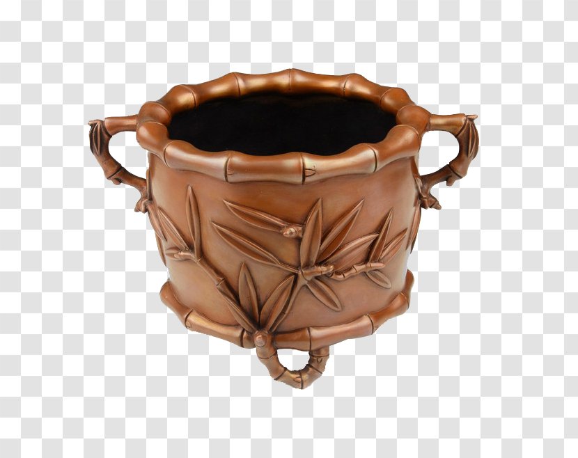 Ceramic Art Container - Google Images - Bamboo Cup Transparent PNG