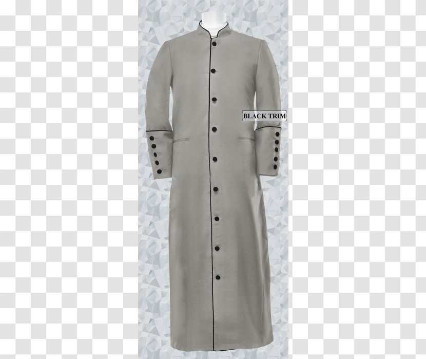 Robe T-shirt Overcoat Cassock Clergy - Button Transparent PNG