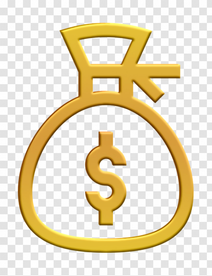 Employment Icon Profit Icon Money Bag Icon Transparent PNG