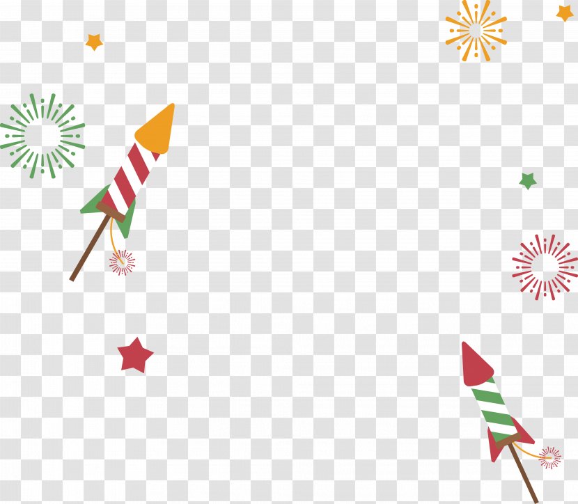 Fireworks Vector Graphics Image Party - Color Sketch Transparent PNG