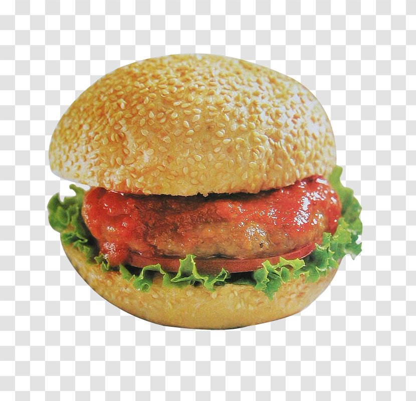 Hamburger Fast Food Cheeseburger Salmon Burger Chicken Sandwich - Buffalo Transparent PNG