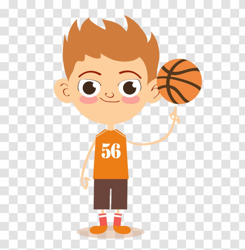 Basketball Sport Child Cartoon - Toddler - Vector Material Boys Transparent PNG