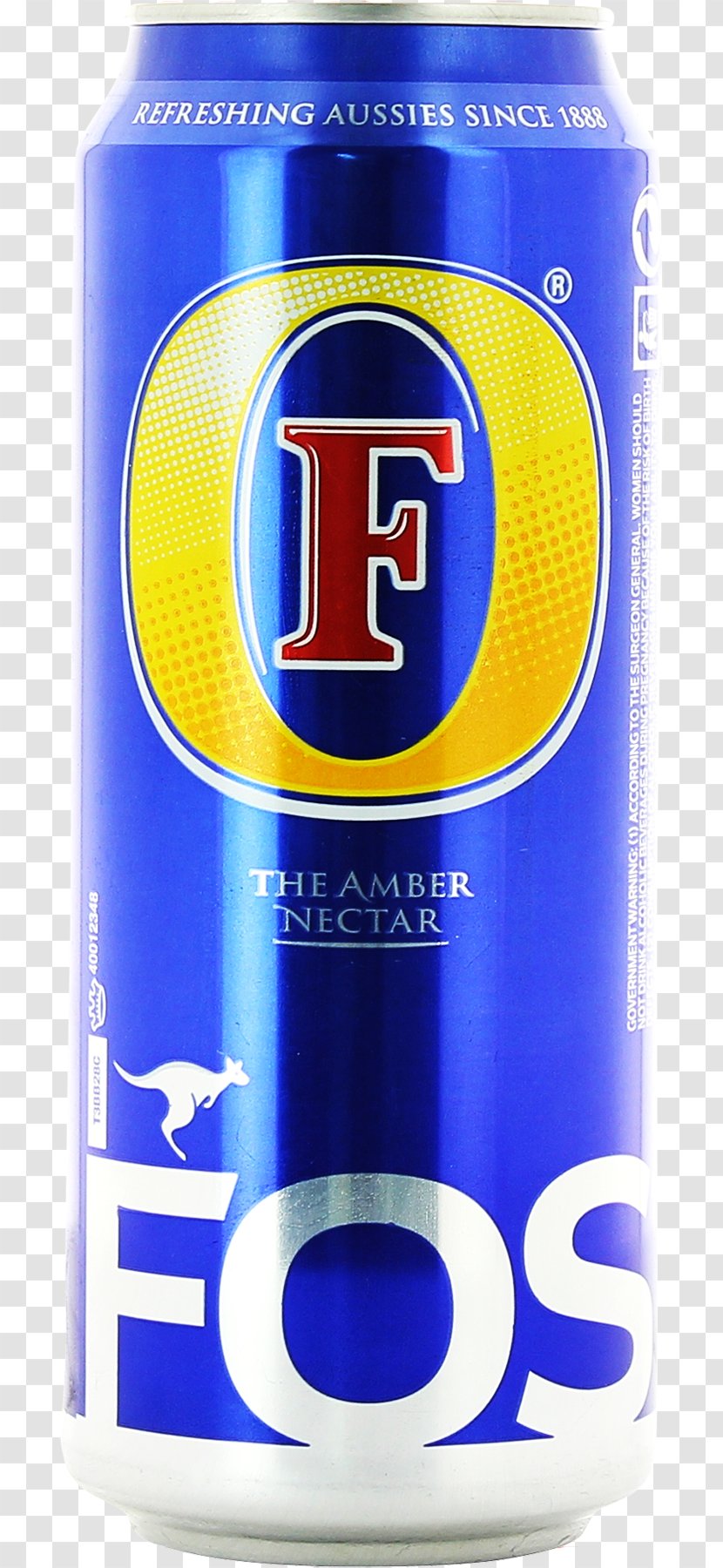 Beer Aluminum Can Foster's Lager Fizzy Drinks Transparent PNG