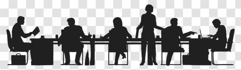 Businessperson Silhouette Office - Meeting Transparent PNG