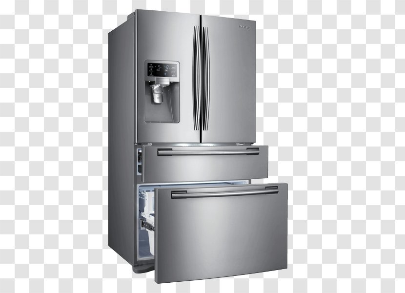 Refrigerator Door Freezers Drawer Home Appliance - Cupboard Transparent PNG
