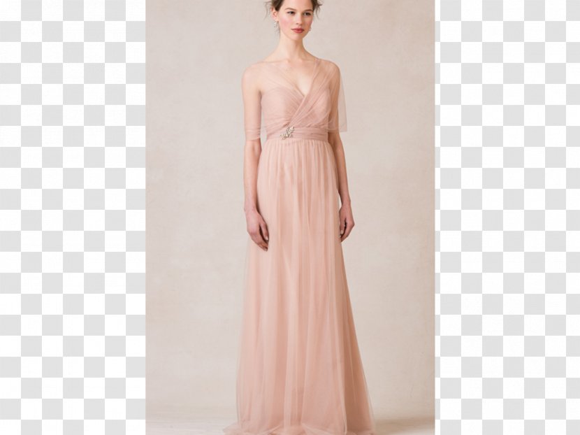 Wedding Dress Pink Color - Satin Transparent PNG
