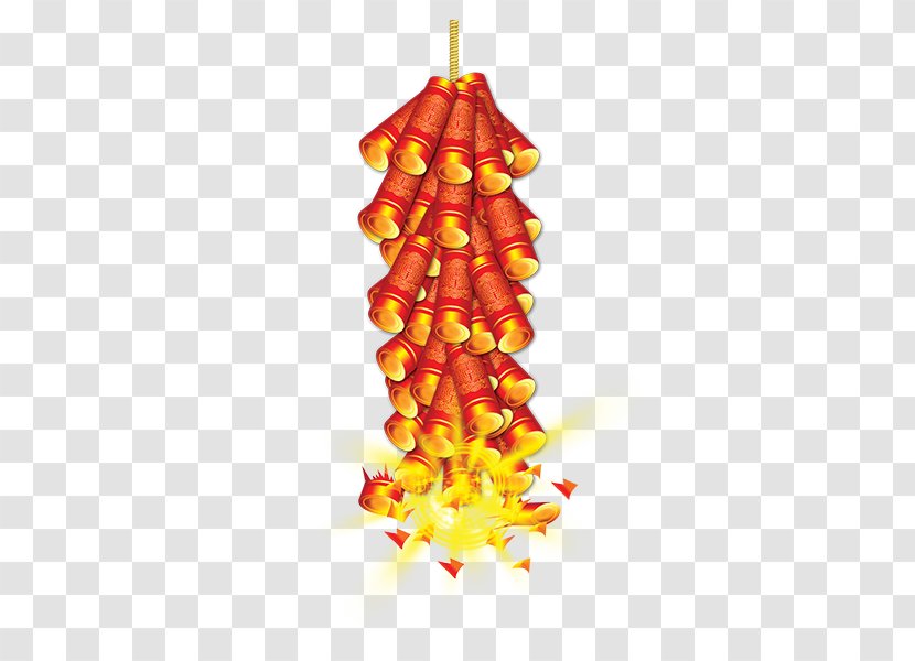 Firecracker Chinese New Year Lunar Years Day - Lantern Firecrackers Transparent PNG
