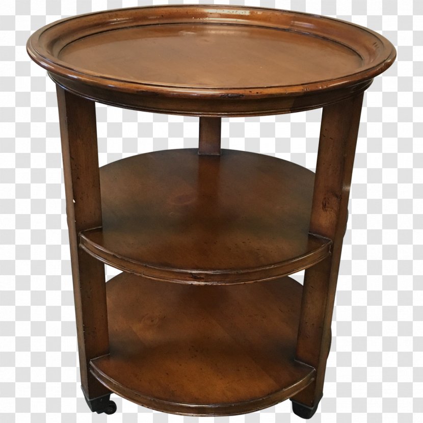 Bedside Tables Solid Wood Furniture Drawer - Wall - A Wooden Round Table. Transparent PNG