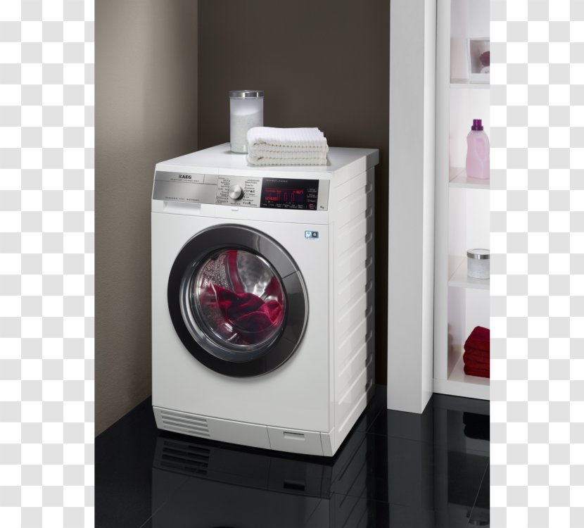 AEG L99695HWD Combo Washer Dryer Clothes Washing Machines - Machine - Major Appliance Transparent PNG