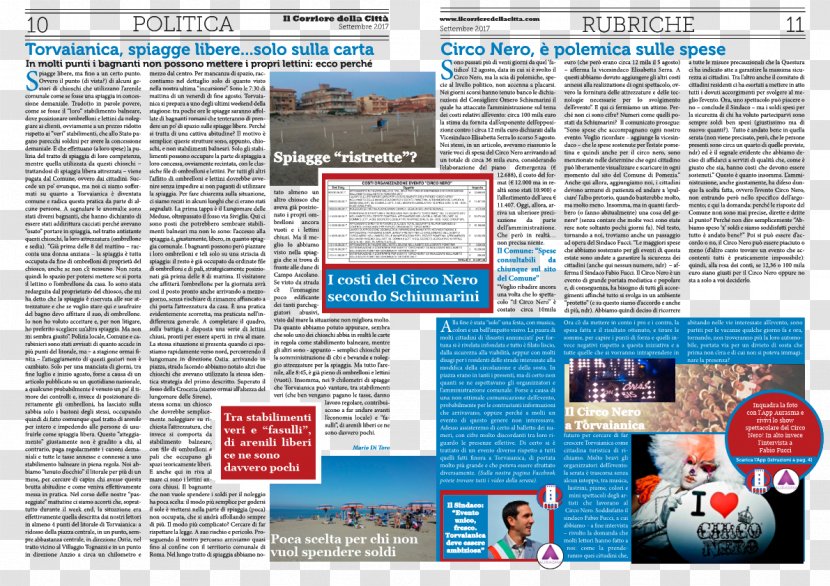 Il Corriere Della Città Paper Advertising Beach Torvaianica - City - Arenile Di Bagnoli Transparent PNG