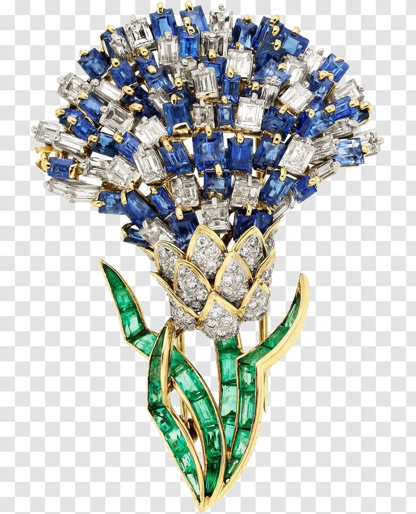 Brooches & Pins Jewellery Sapphire Emerald Transparent PNG