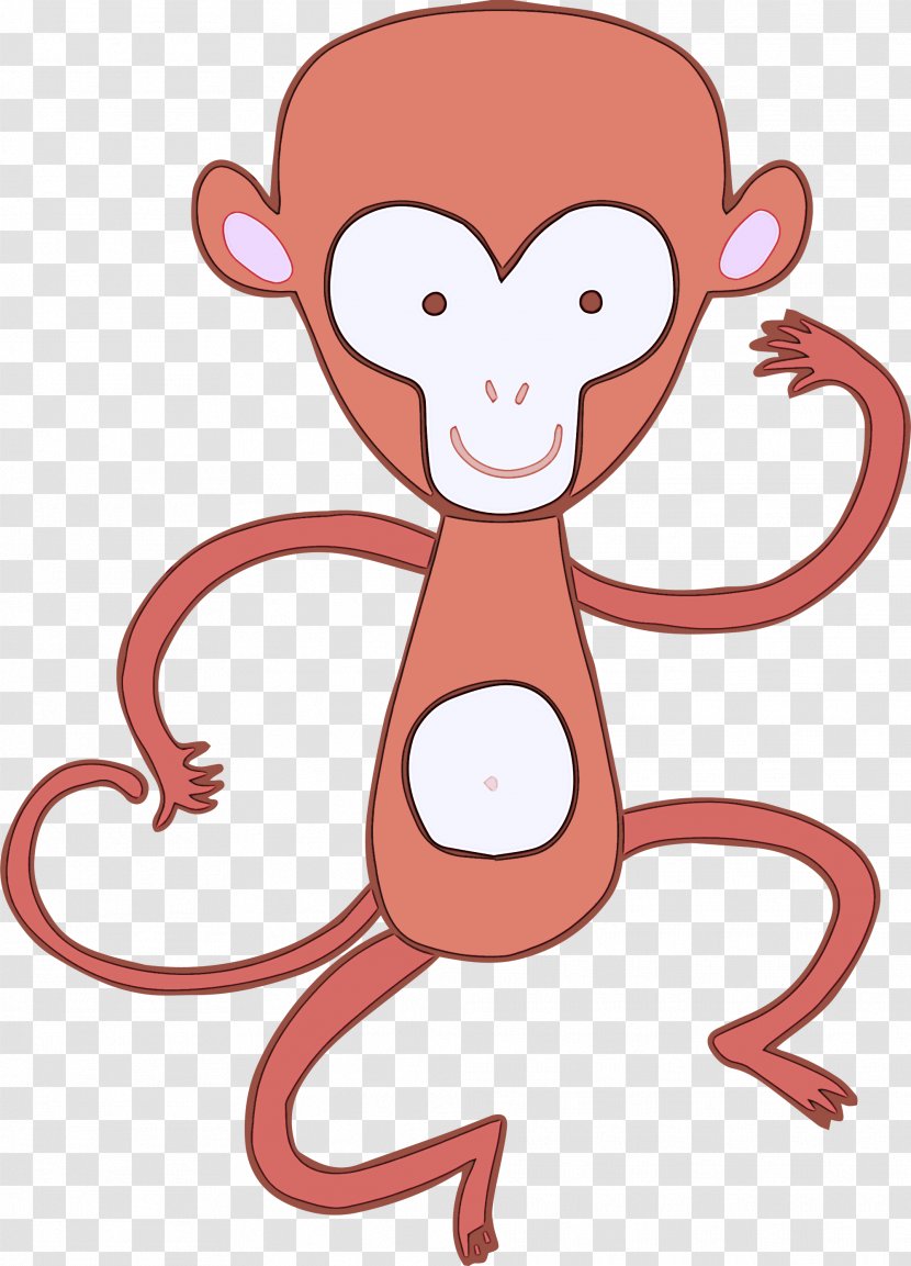 Cartoon Nose Old World Monkey Transparent PNG