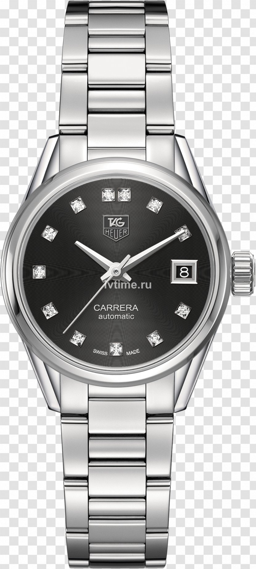 TAG Heuer Carrera Calibre 5 Automatic Watch Clock - Brand Transparent PNG