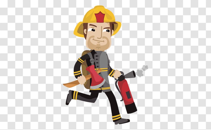 Firefighter Animation Drawing Cartoon - Fictional Character - Firemen Transparent PNG