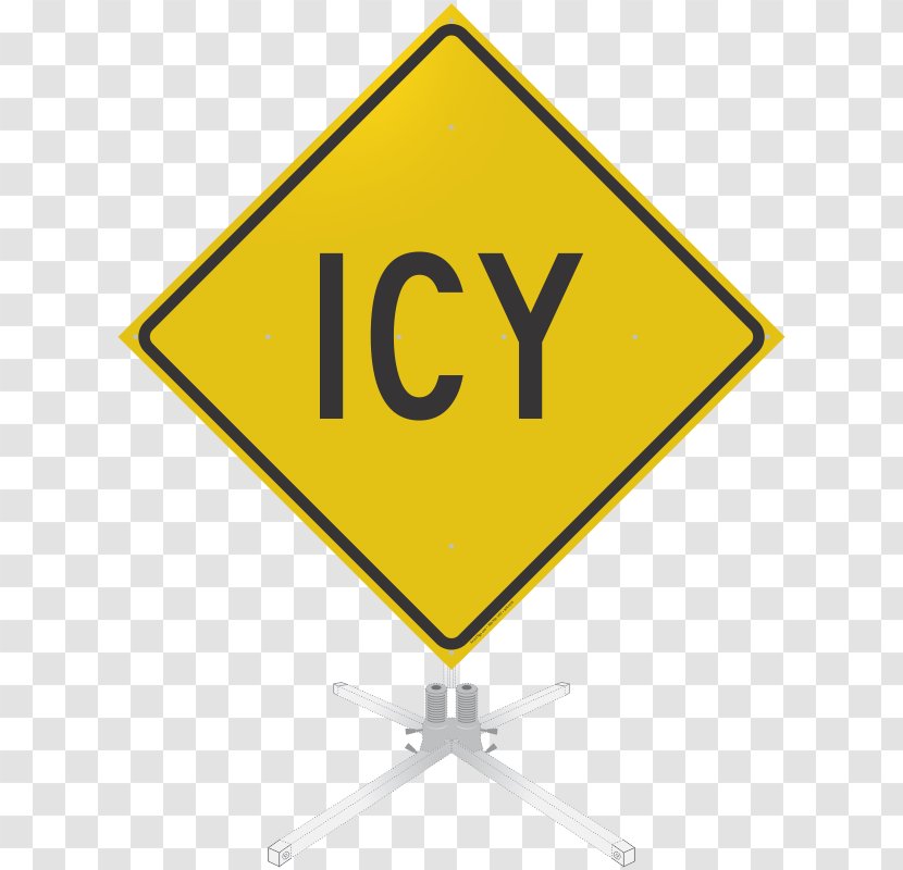 Traffic Sign Warning Signage School Zone - Tree - Icy Roads Gravel Transparent PNG
