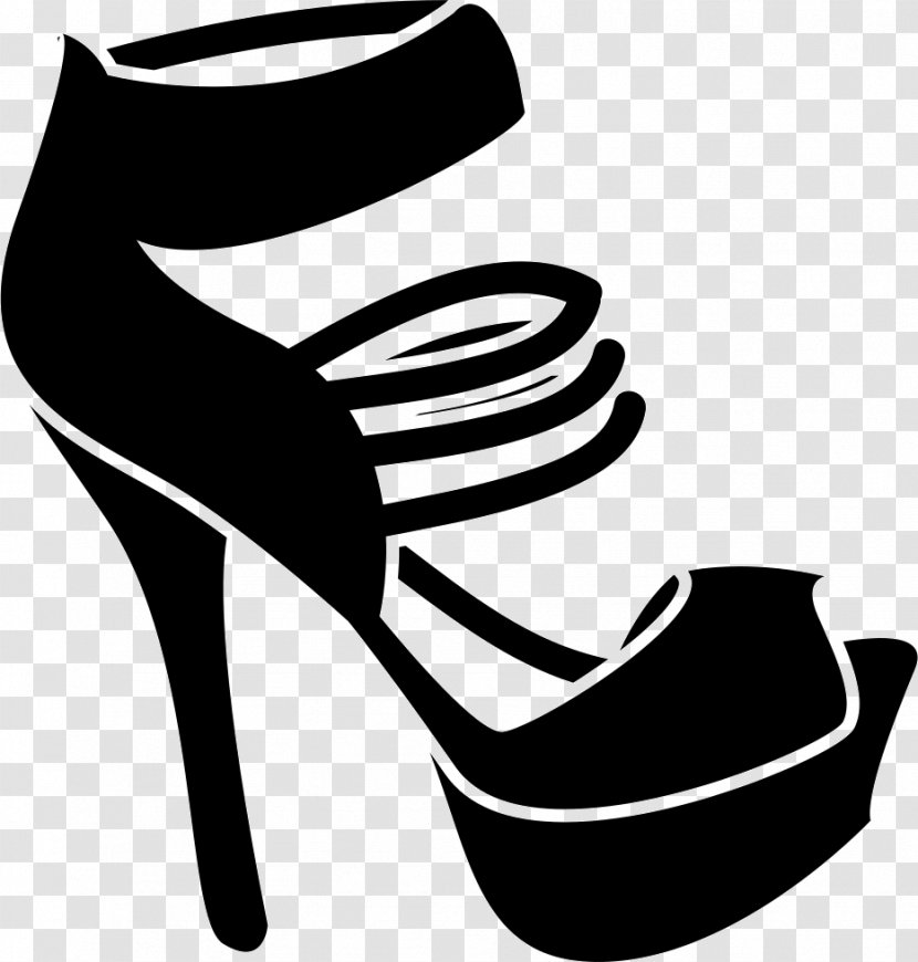 High-heeled Shoe Platform Stiletto Heel Clip Art - High Heeled Footwear - Sandal Transparent PNG