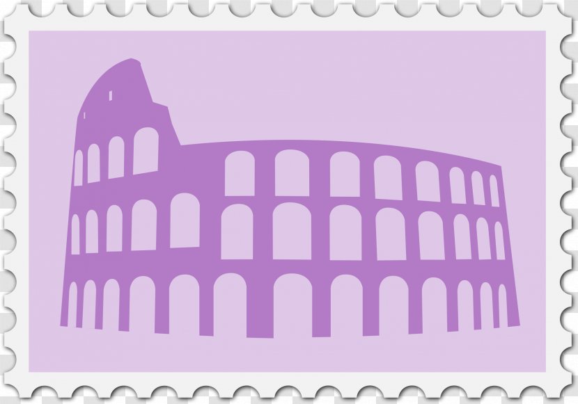 Colosseum Ancient Rome Clip Art - Pink Transparent PNG