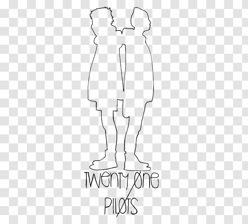 Finger Line Art Homo Sapiens Clip - Frame - Twenty One Pilots Transparent PNG