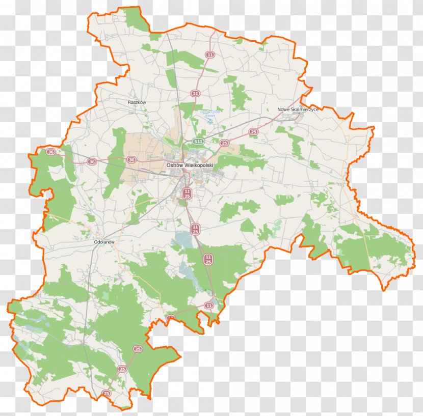 Antonin, Ostrów Wielkopolski County Gmina Nowe Skalmierzyce Sośnie Odolanów - Greater Poland Voivodeship - Map Transparent PNG