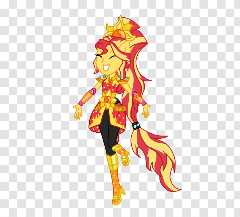 Sunset Shimmer Pinkie Pie Twilight Sparkle Rainbow Dash Equestria - Mythical Creature Transparent PNG
