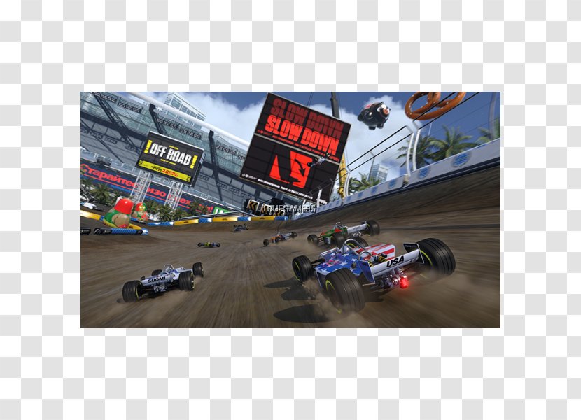 TrackMania Turbo 2: Canyon Stadium Trials Rising PlayStation 4 - Pc Game - Ice Cube Collection Transparent PNG