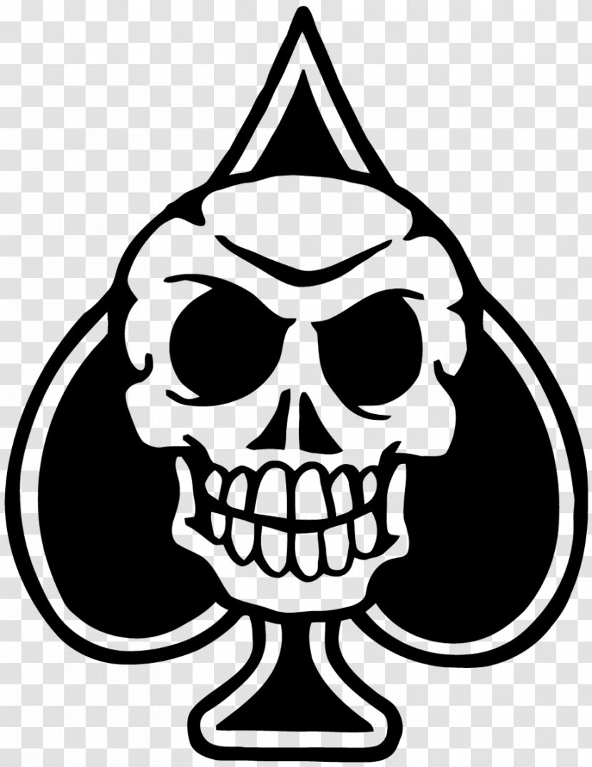 Bumper Sticker Wall Decal Skull - Black And White - Viking Transparent PNG