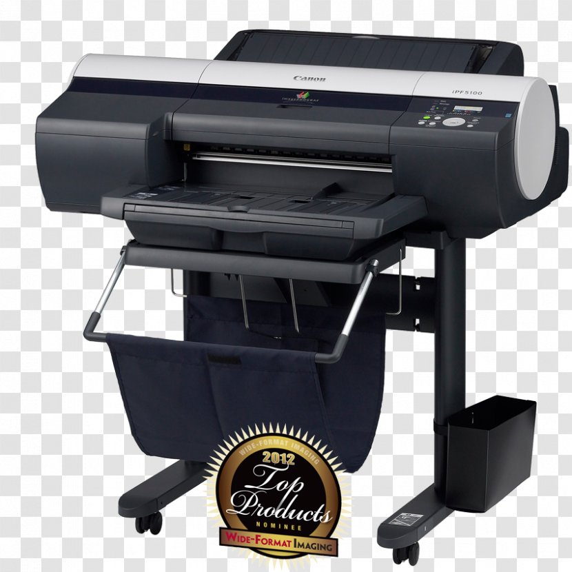 Wide-format Printer Canon ImagePROGRAF IPF5100 - Imageprograf Ipf770 - Red Ink Jet Transparent PNG