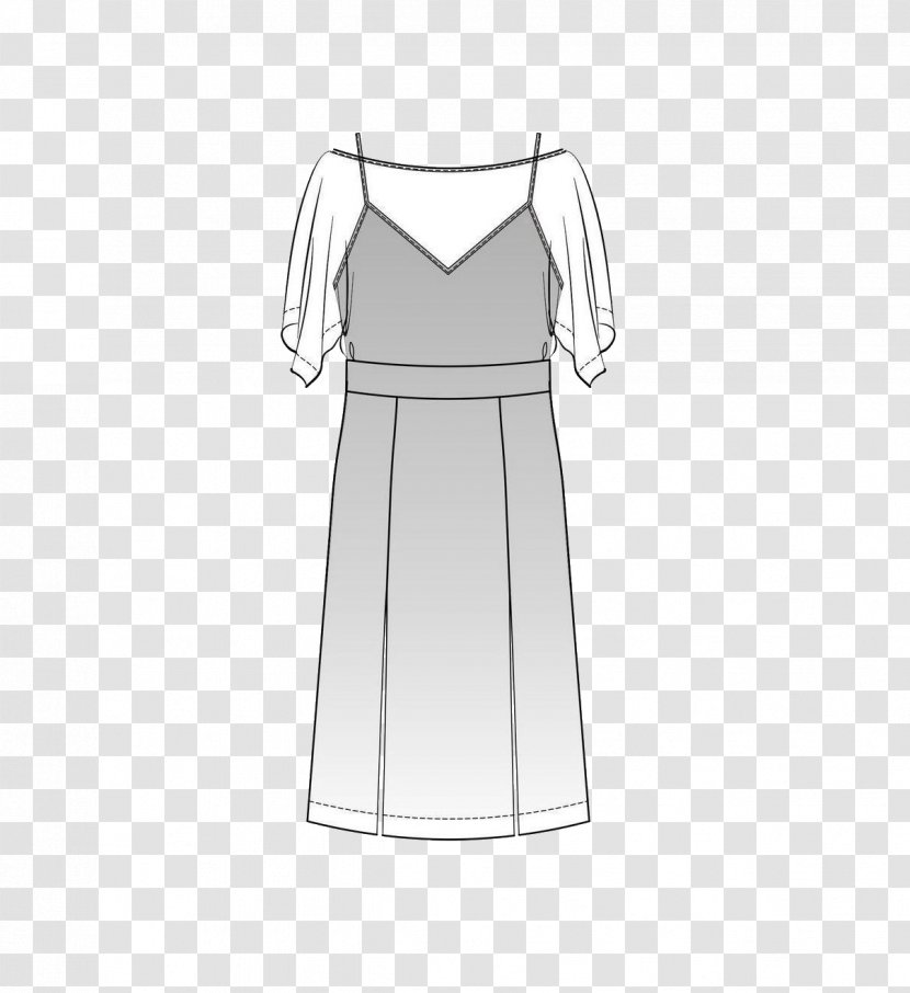 Shoulder Cocktail Dress Gown Sleeve - Designer - Hand-painted Dresses Transparent PNG