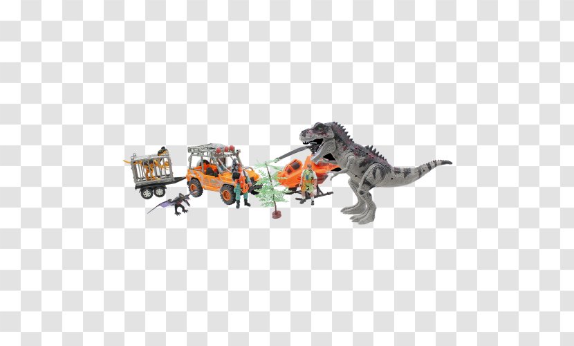 Tyrannosaurus Animal Figurine Velociraptor - Toy - Dinosaur Land Transparent PNG